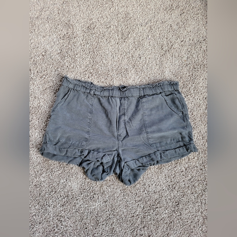 Aerie Comfy Shorts Size M Gray Waistband